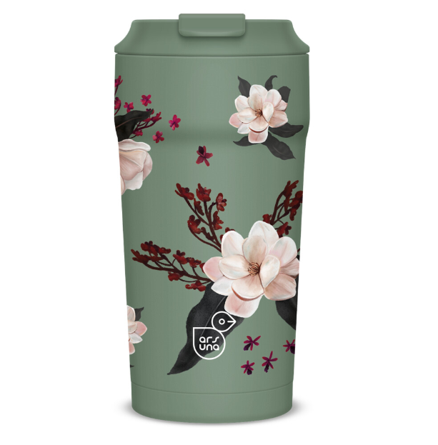 Термо чаша 470ml Ars Una Flowery green (5535) 1