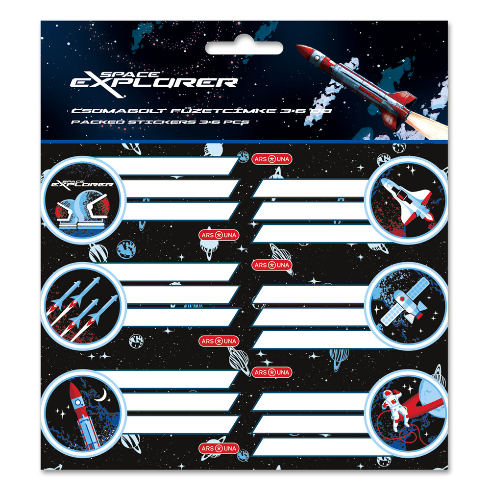 Ученически етикети Ars Una Space explorer (5552) 1