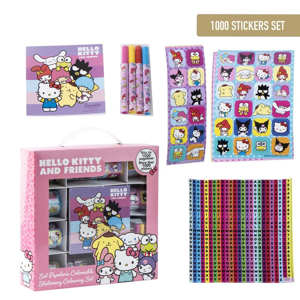 Hello Kitty and Friends комплект стикери 1000 бр. 1