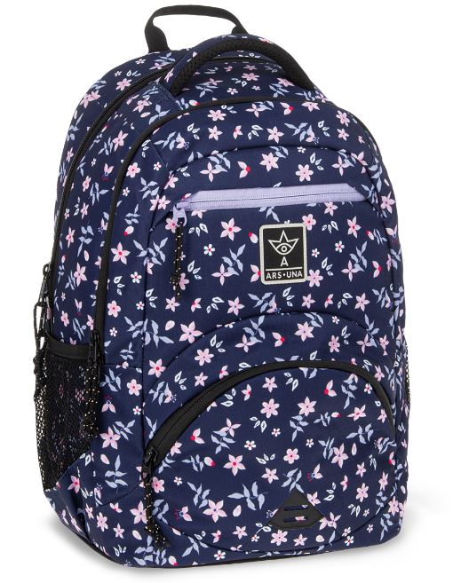 Ученическа раница Ars Una ERGO - Navy bloom (5561) 1