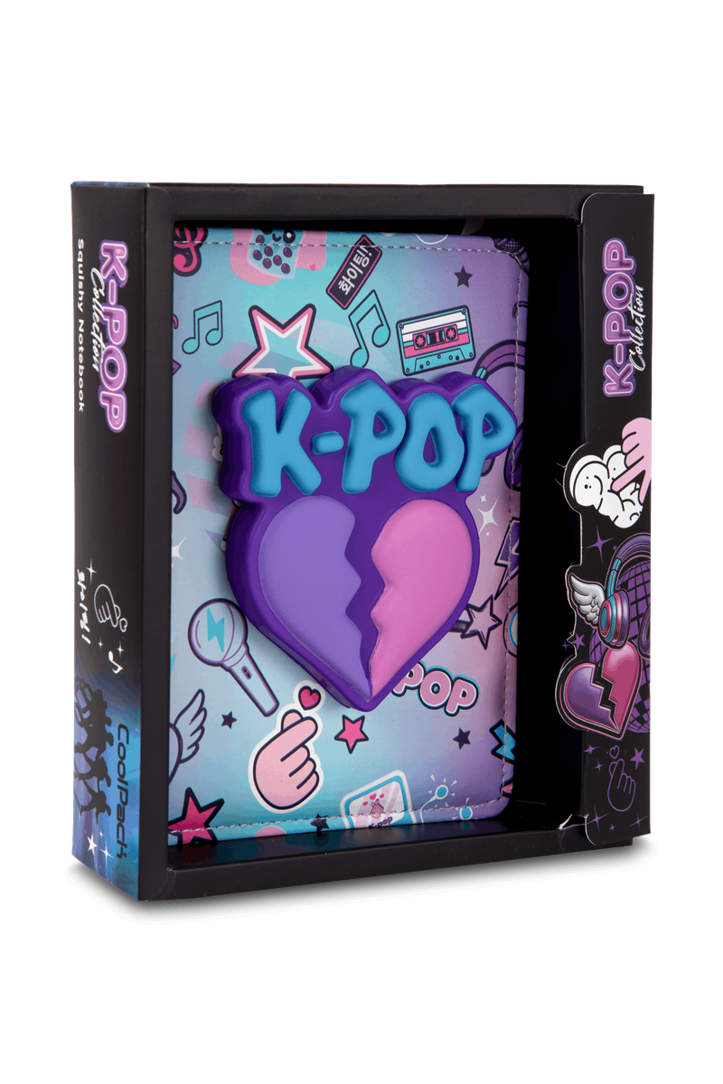 B6 Squishy тефтер 100 л. Coolpack K-POP BRIGHT 1
