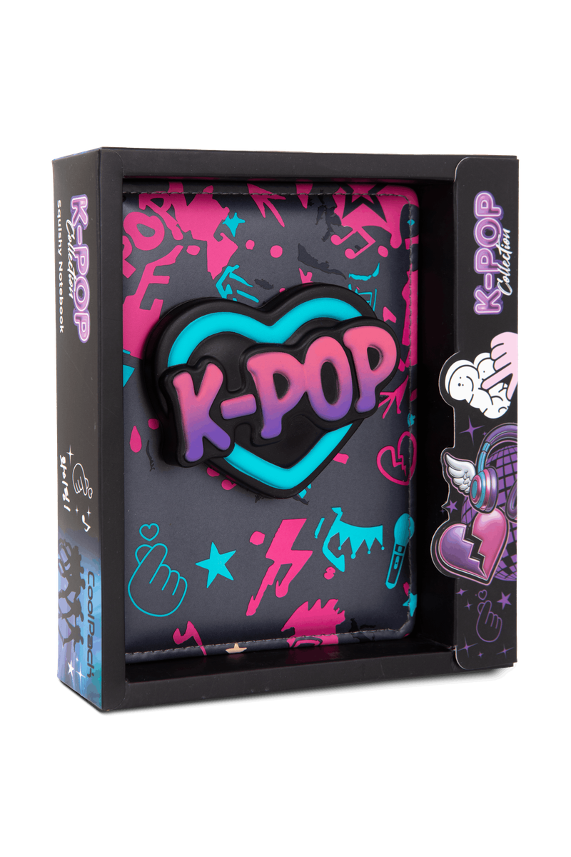 B6 Squishy тефтер 100 л. Coolpack K-POP DARK 1