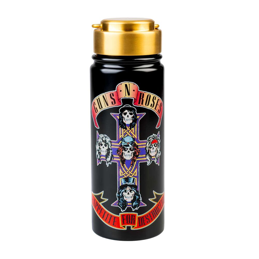 Бутилка Guns N' Roses, неръждаема стомана, 500 ml 1