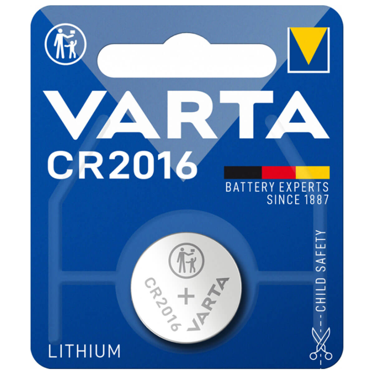 Литиева Батерия VARTA Electronics CR 2016 -M 1