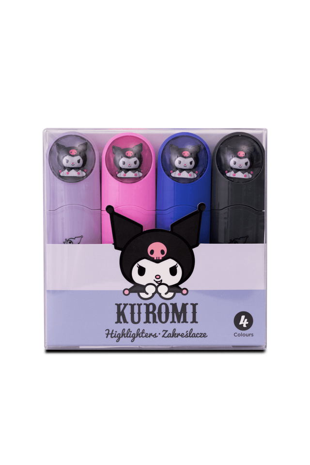Текст маркери 4 цвята Kuromi 1