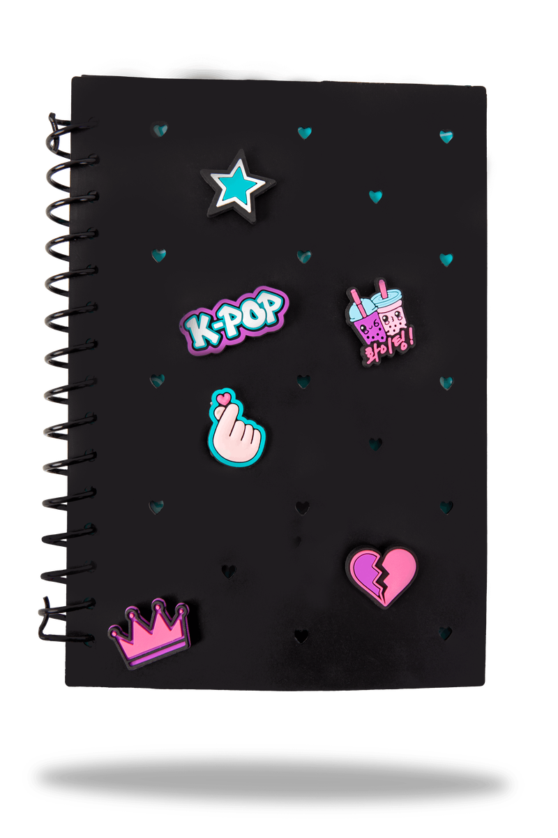 Тетрадка A5 с малки квадратчета - Coolpack - K-POP DARK 1