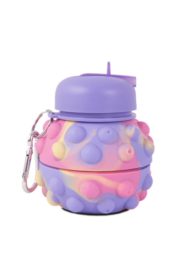 Сгъваема бутилка 550ml Spikes Purple COOLPACK Kids 1