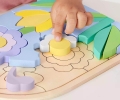 Дървен пъзел Fisher-Price Цветя (37 части)_3