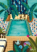 Пъзел Pieces and Peace Blue Garden 1000 части; Илюстратор Laura Lhuillier_0