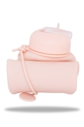 Сгъваема силиконова бутилка COOLPACK - PUMP - Powder peach_1