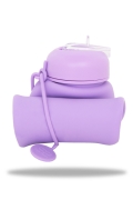 Сгъваема силиконова бутилка COOLPACK - PUMP - Powder purple_1
