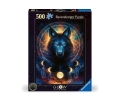 Ravensburger пъзел Светещ в тъмното вълк 500 части_0