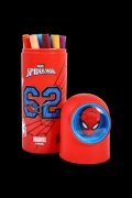 Твърд несесер тубус mix 3 цвята в дисплей Spiderman 2026_2